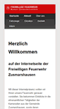 Mobile Screenshot of feuerwehr-zusmarshausen.de